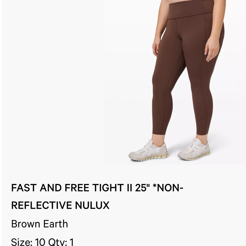 Lululemon fast and free Tight leggings